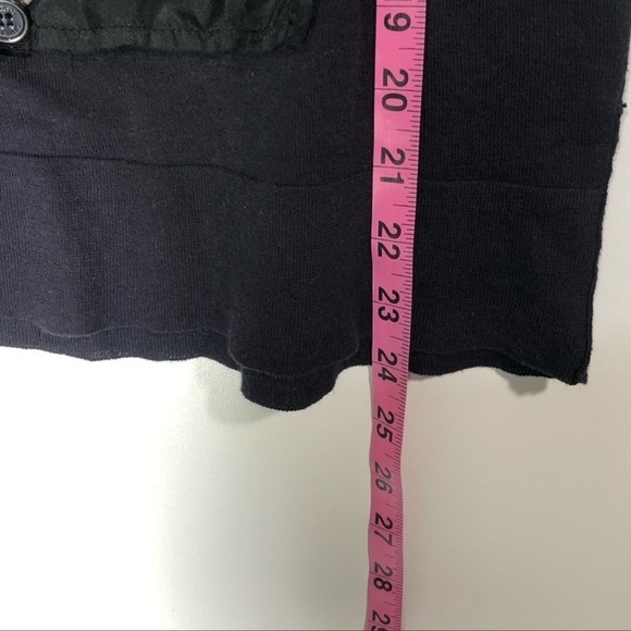 Marc Jacobs Black Silk Front Button Bow Top | Size M - Picture 9 of 14